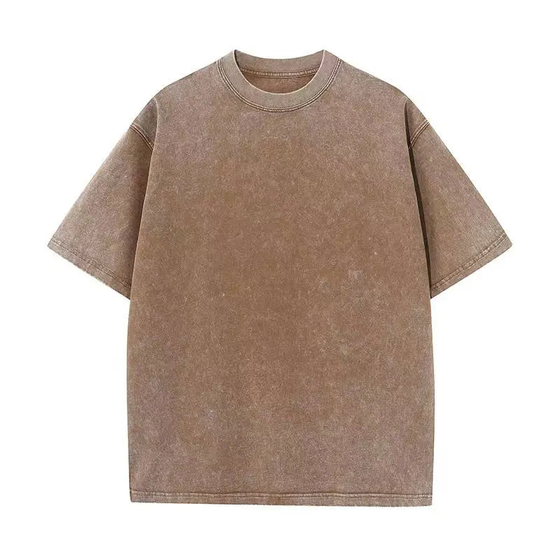 Rust heavyweight cotton tee